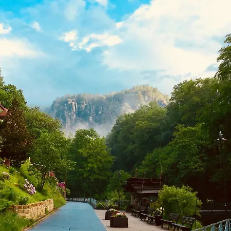 Ferienwohnung Am Gruenbach Rathen Buitenkant foto