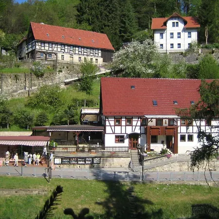 Ferienwohnung Am Gruenbach Rathen Buitenkant foto